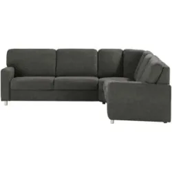 smart Ecksofa  Valencia ¦ schwarz ¦ Maße (cm): B: 266 H: 90 T: 236.0