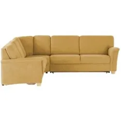 smart Ecksofa  Valencia ¦ gelb ¦ Maße (cm): B: 272 H: 242 T: 90.0