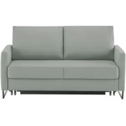 Höffner Schlafsofa aus Flachgewebe Fürth ¦ grau ¦ Maße (cm): B: 160 H: 90 T: 95.0