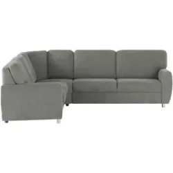 smart Ecksofa  Valencia ¦ grau ¦ Maße (cm): B: 271 H: 90 T: 241.0