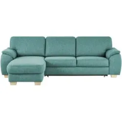 smart Ecksofa  Valencia ¦ blau ¦ Maße (cm): B: 281 H: 90 T: 173.0