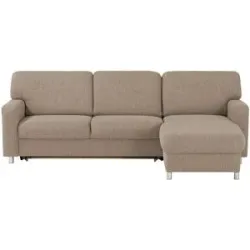 smart Ecksofa  Valencia ¦ braun ¦ Maße (cm): B: 267 H: 90 T: 173.0