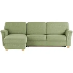 smart Ecksofa  Valencia ¦ grün ¦ Maße (cm): B: 269 H: 90 T: 173.0