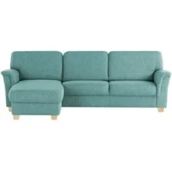 smart Ecksofa  Valencia ¦ türkis/petrol ¦ Maße (cm): B: 265 H: 90 T: 173.0
