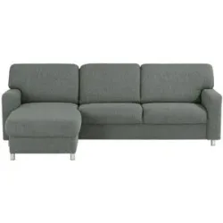 smart Ecksofa  Valencia ¦ grau ¦ Maße (cm): B: 253 H: 90 T: 173.0