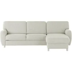 smart Ecksofa  Valencia ¦ grau ¦ Maße (cm): B: 261 H: 90 T: 173.0