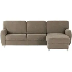 smart Ecksofa  Valencia ¦ braun ¦ Maße (cm): B: 263 H: 90 T: 173.0