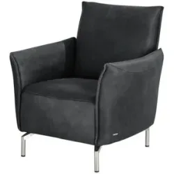 Koinor Einzelsessel  Vanda ¦ schwarz ¦ Maße (cm): B: 78 H: 87 T: 79.0