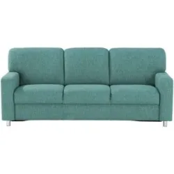 smart Sofa  Valencia ¦ türkis/petrol ¦ Maße (cm): B: 212 H: 90 T: 93.0