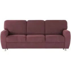 smart Sofa  Valencia ¦ rot ¦ Maße (cm): B: 220 H: 90 T: 93.0