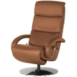 Hukla Ledersessel  Florian ¦ braun ¦ Maße (cm): B: 73 H: 115 T: 91.0