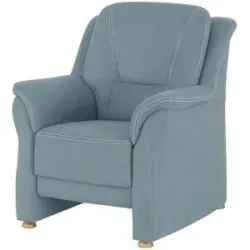 meinSofa Wilma  Sessel ¦ blau ¦ Maße (cm): B: 90 H: 100 T: 97.0
