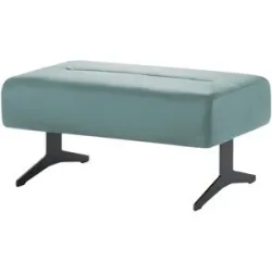 Stressless Hocker aus Leder  Stella ¦ türkis/petrol ¦ Maße (cm): B: 90 H: 44 T: