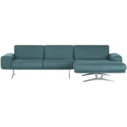 Koinor Ecksofa  Hiero ¦ türkis/petrol ¦ Maße (cm): B: 298 H: 80 T: 154.0