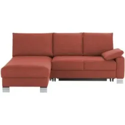 Höffner Ecksofa  Fürth ¦ rot ¦ Maße (cm): B: 218 H: 90 T: 180.0