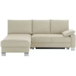 Höffner Ecksofa  Fürth ¦ beige ¦ Maße (cm): B: 218 H: 90 T: 180.0