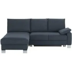 Höffner Ecksofa  Fürth ¦ blau ¦ Maße (cm): B: 218 H: 90 T: 180.0