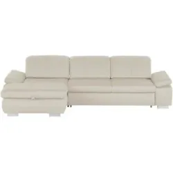 Lounge Collection Ecksofa aus Mikrofaser Kathrin ¦ creme ¦ Maße (cm): B: 309 H: