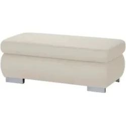 Lounge Collection XXL-Hocker  Kathrin ¦ creme ¦ Maße (cm): B: 129 H: 47 T: 64.0