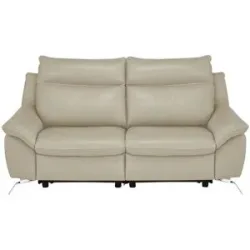 Natuzzi Editions Sofa aus Echtleder Orlando ¦ beige ¦ Maße (cm): B: 174 H: 94 T: