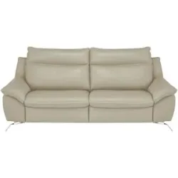 Natuzzi Editions Sofa aus Echtleder Orlando ¦ beige ¦ Maße (cm): B: 219 H: 94 T: