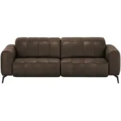 Natuzzi Editions Ledersofa mit Kopfteilverstellung Portento ¦ braun ¦ Maße (cm):