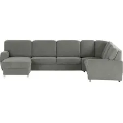 smart Wohnlandschaft  Valencia ¦ grau ¦ Maße (cm): B: 341 H: 90 T: 240.0