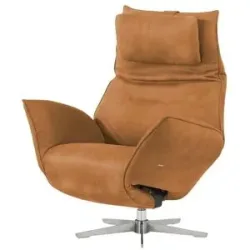 Koinor Ledersessel mit elektrischer Relaxfunktion Safira ¦ orange ¦ Maße (cm):
