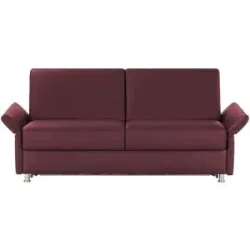 Höffner Schlafsofa  München ¦ rot