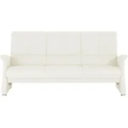 Himolla Vorziehsofa aus Echtleder 6001 ¦ creme ¦ Maße (cm): B: 210 H: 102 T: