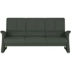 Himolla Vorziehsofa aus Echtleder 6001 ¦ grün ¦ Maße (cm): B: 210 H: 102 T: 86.0