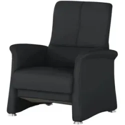 Himolla Ledersessel  6001 ¦ schwarz ¦ Maße (cm): B: 81 H: 98 T: 86.0