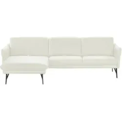 Himolla Ecksofa Leder  1928 ¦ weiß ¦ Maße (cm): B: 280 H: 83 T: 175.0