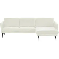 Himolla Ecksofa Leder  1928 ¦ weiß ¦ Maße (cm): B: 280 H: 83 T: 175.0