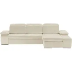 switch Ecksofa aus Mikrofaser Avilla ¦ beige ¦ Maße (cm): B: 285 H: 86 T: 187.0