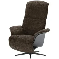 Nils Olsen Relaxsessel mit Schaffell  Frederik ¦ braun ¦ Maße (cm): B: 78 H: 113