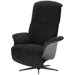 Nils Olsen Relaxsessel mit Schaffell  Frederik ¦ schwarz ¦ Maße (cm): B: 78 H: