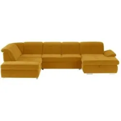 Lounge Collection Wohnlandschaft Mikrofaser  Affair ¦ gelb ¦ Maße (cm): B: 371