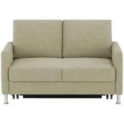 Höffner Schlafsofa platzsparend Fürth ¦ beige ¦ Maße (cm): B: 140 H: 90 T: 95.0