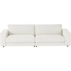 Jette Home Sofa Cord Sila ¦ weiß ¦ Maße (cm): B: 290 H: 85 T: 127.0