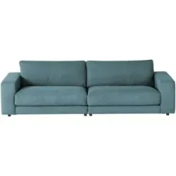 Jette Home Sofa Cord Sila ¦ türkis/petrol ¦ Maße (cm): B: 290 H: 85 T: 127.0