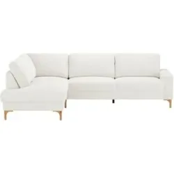 Gray & Jones Cord-Sofa  Capa ¦ weiß ¦ Maße (cm): B: 276 H: 86 T: 200.0