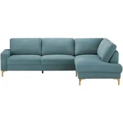 Gray & Jones Cord-Sofa  Capa ¦ türkis/petrol ¦ Maße (cm): B: 276 H: 86 T: 200.0