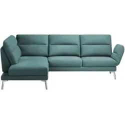 Max Schelling Ecksofa  Sentence ¦ türkis/petrol ¦ Maße (cm): B: 250 T: 208.0