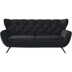 Jette Home Sofa  Caldara ¦ schwarz ¦ Maße (cm): B: 200 H: 94 T: 95.0