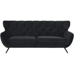 Jette Home Sofa  Caldara ¦ schwarz ¦ Maße (cm): B: 230 H: 94 T: 95.0
