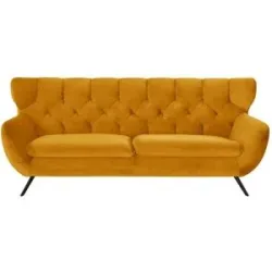 Jette Home Sofa  Caldara ¦ gelb ¦ Maße (cm): B: 230 H: 94 T: 95.0