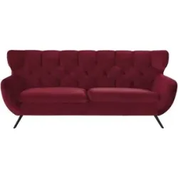 Jette Home Sofa  Caldara ¦ rot ¦ Maße (cm): B: 230 H: 94 T: 95.0