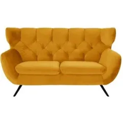Jette Home Sofa  Caldara ¦ gelb ¦ Maße (cm): B: 190 H: 94 T: 95.0