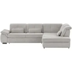 Höffner Ecksofa mit Funktion  Perry ¦ grau ¦ Maße (cm): B: 315 H: 85 T: 260.0
